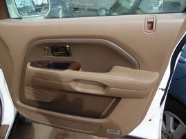 2008 HONDA PILOT EX-L WHITE 3.5L AT 2WD A17684